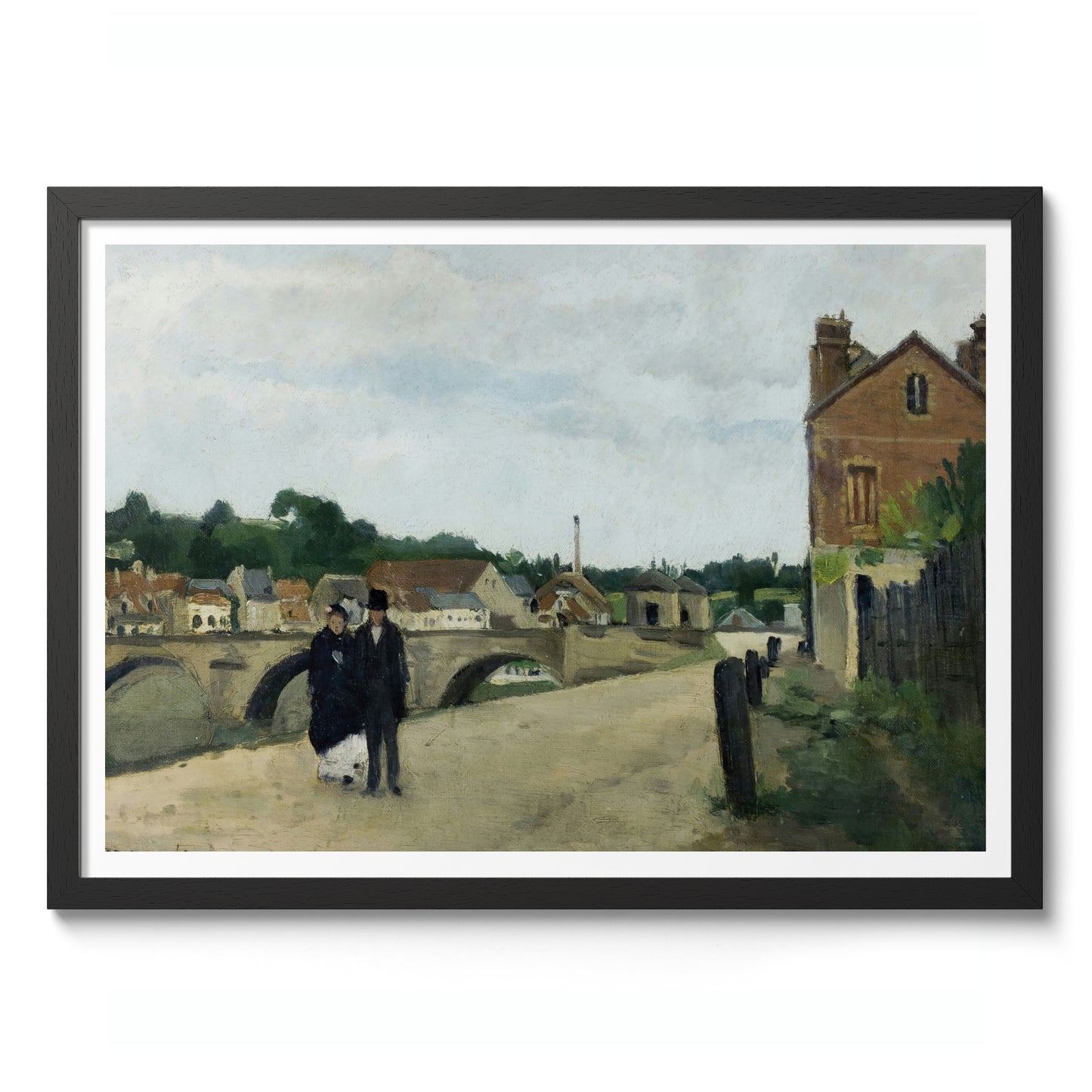 Le Chemin l'Écluse et le Pont de Pontoise