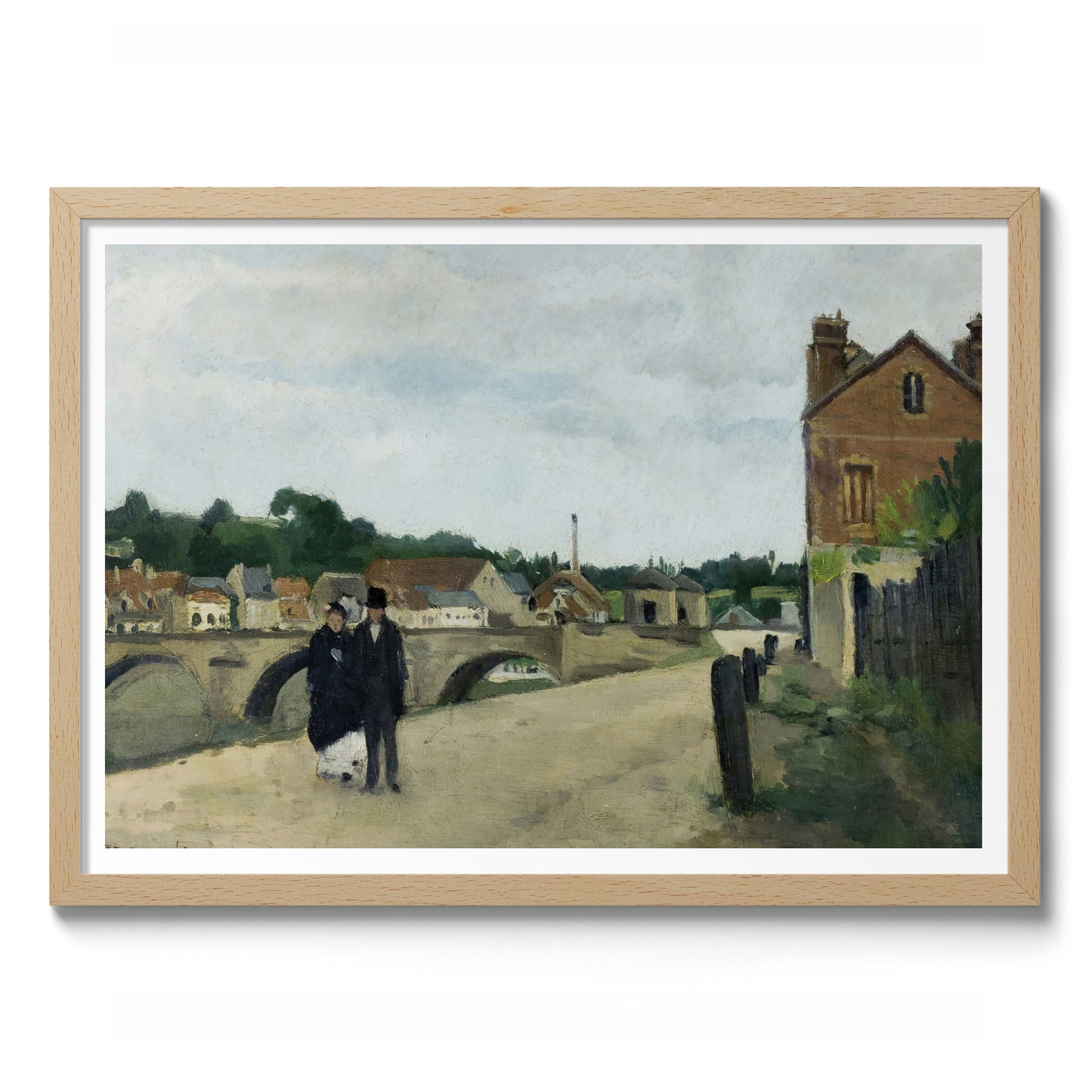 Le Chemin l'Écluse et le Pont de Pontoise