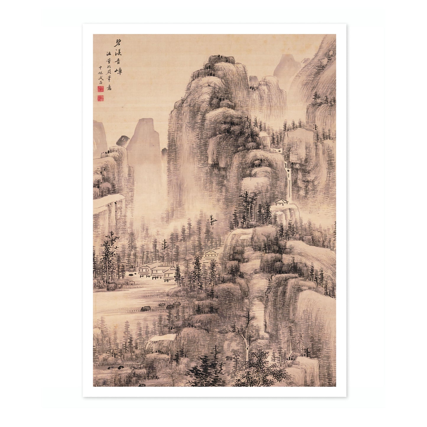 Landskap i Dong Yuans stil