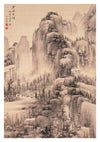 Landscape in the Manner of Dong Yuan print