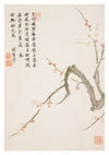 Blossoming Plum Flower print