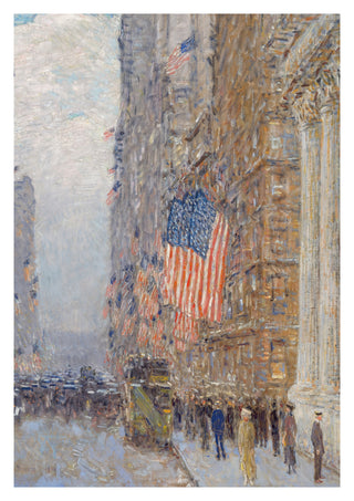 Flaggen auf dem Waldorf print