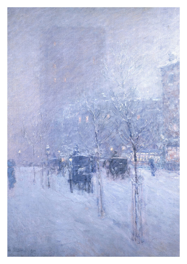 Late namiddag, New York, winter