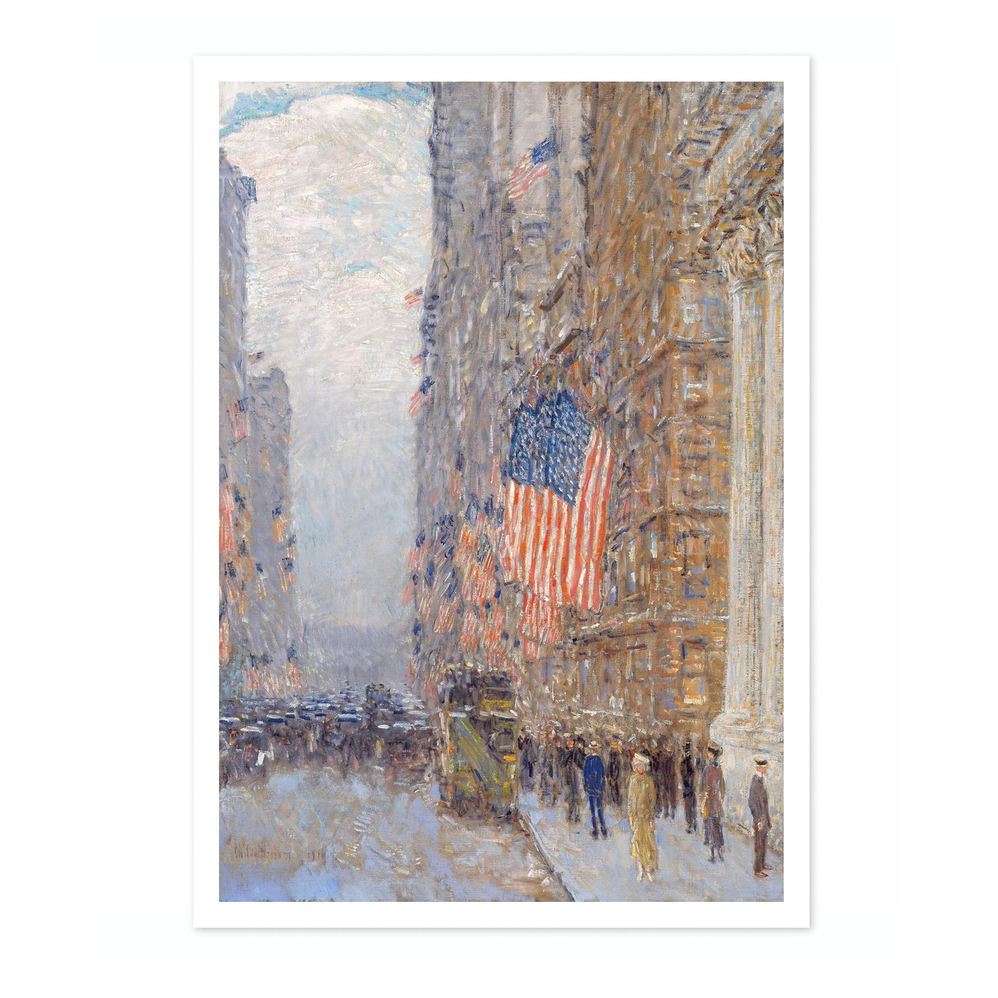 Drapeaux sur le Waldorf