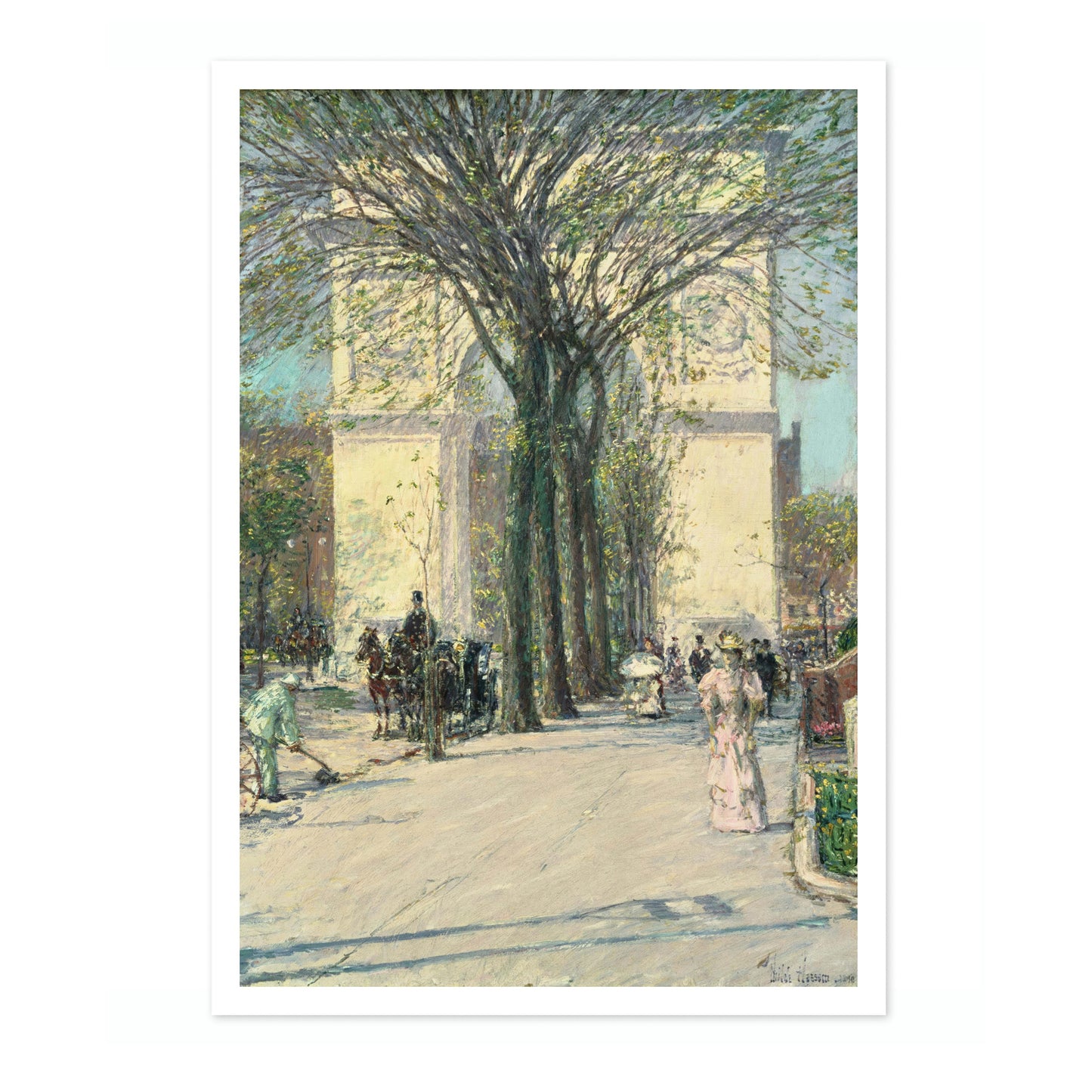 Arc de Washington, printemps