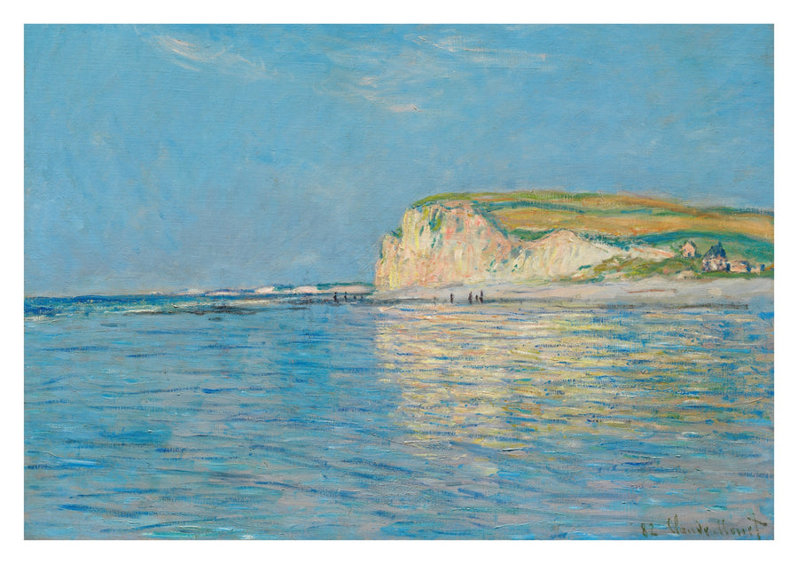 Laag tij bij Pourville, nabij Dieppe - Print Only frame