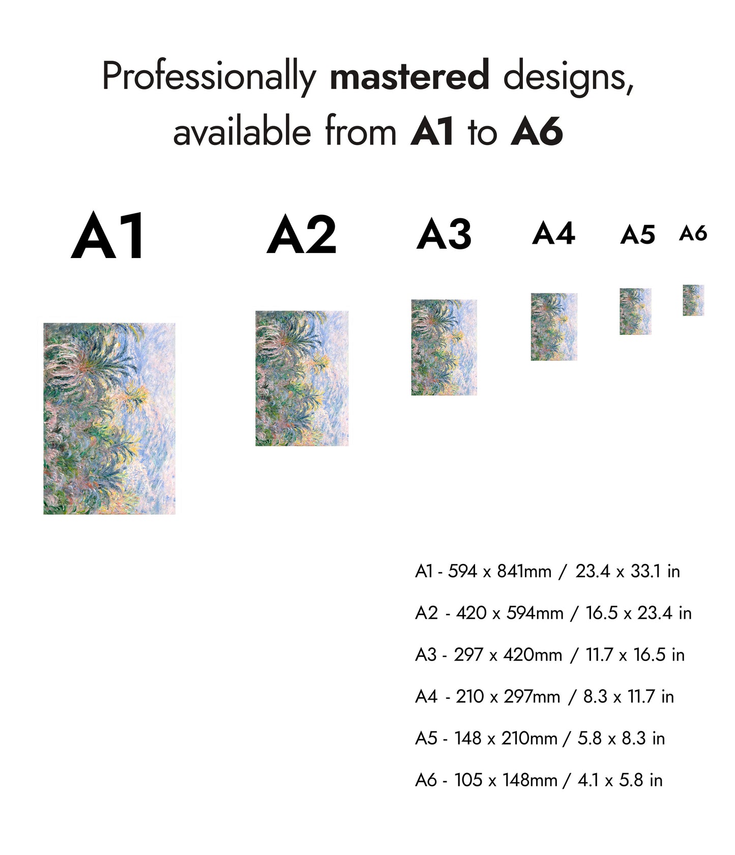 Palmen in Bordighera