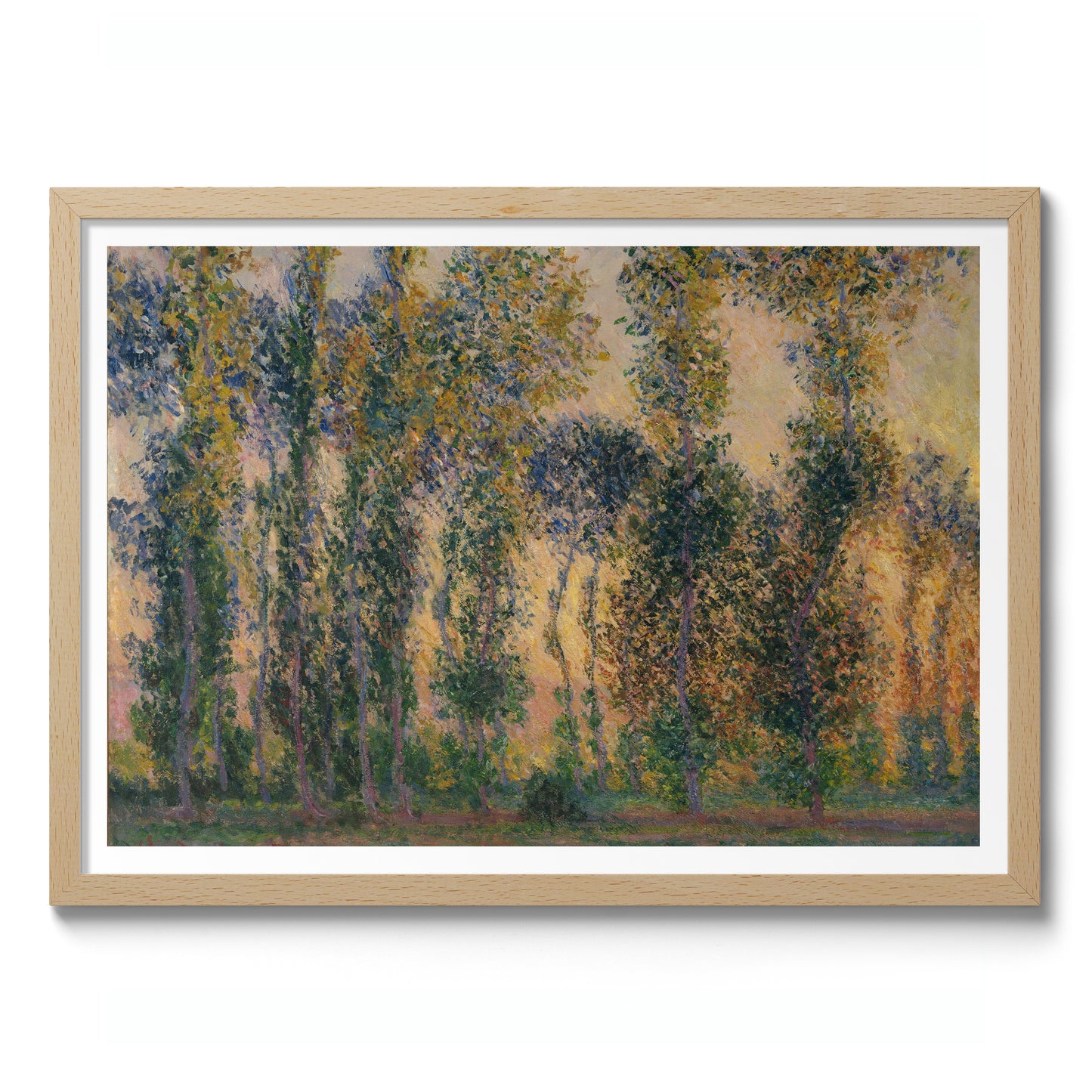 Pappeln in Giverny, Sonnenaufgang