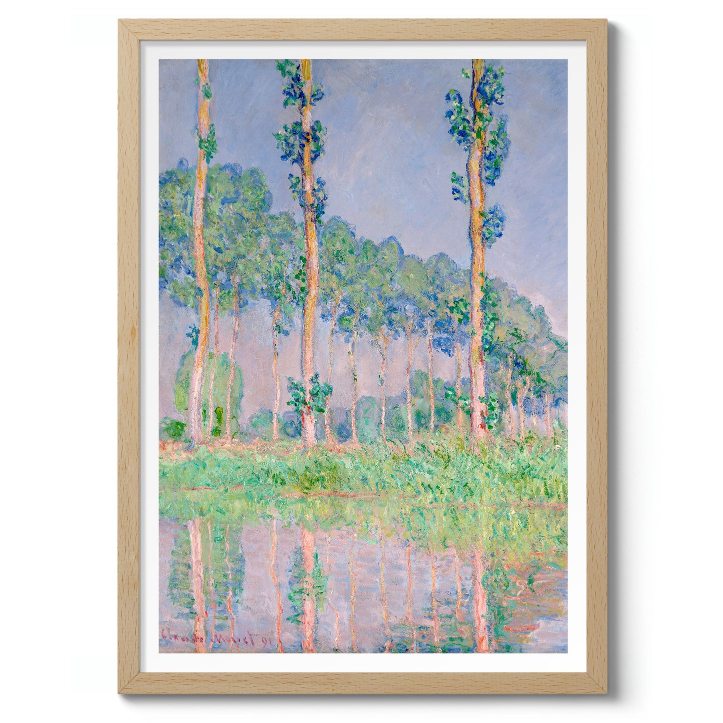 Pappeln, Pink Effekt