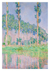 Poplars, Pink Effect print