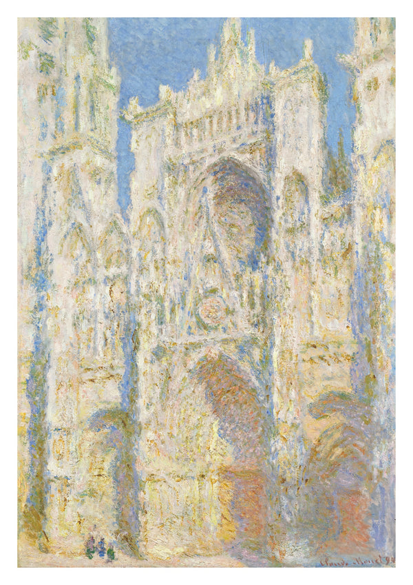 Rouen Cathedral, West Façade, Sunlight