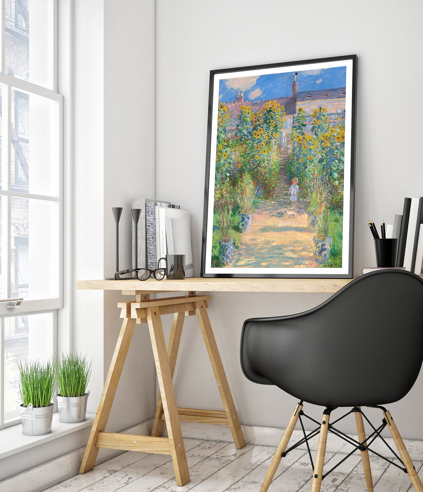 Konstnärens trädgård i Vétheuil