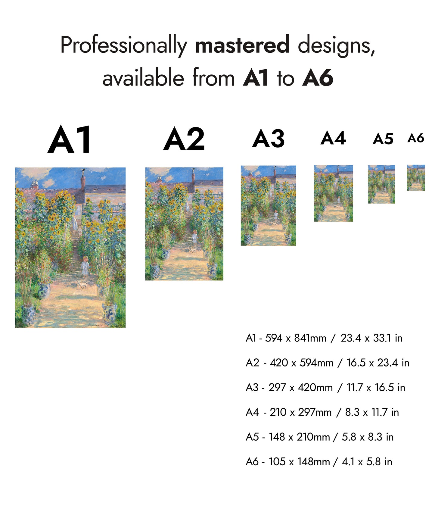 Konstnärens trädgård i Vétheuil