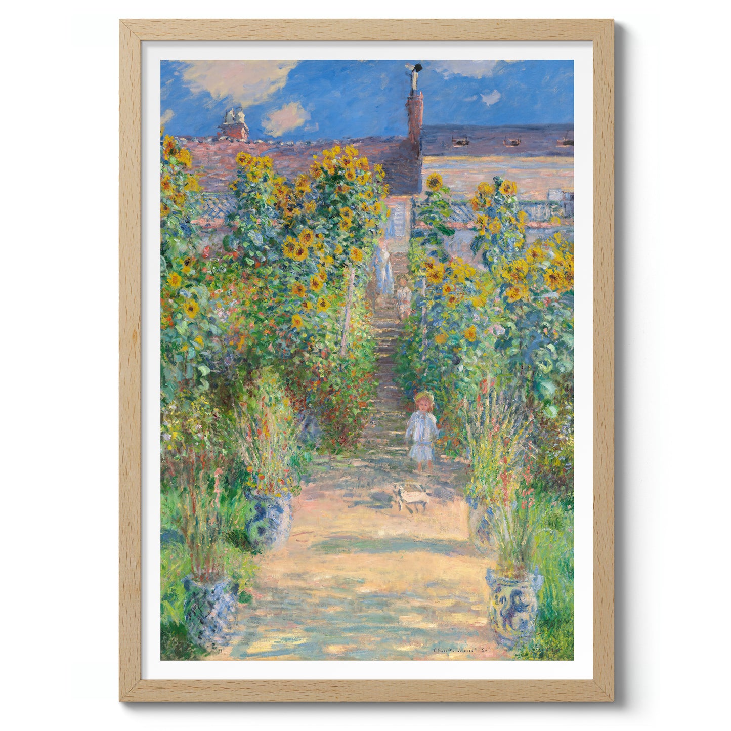 Konstnärens trädgård i Vétheuil