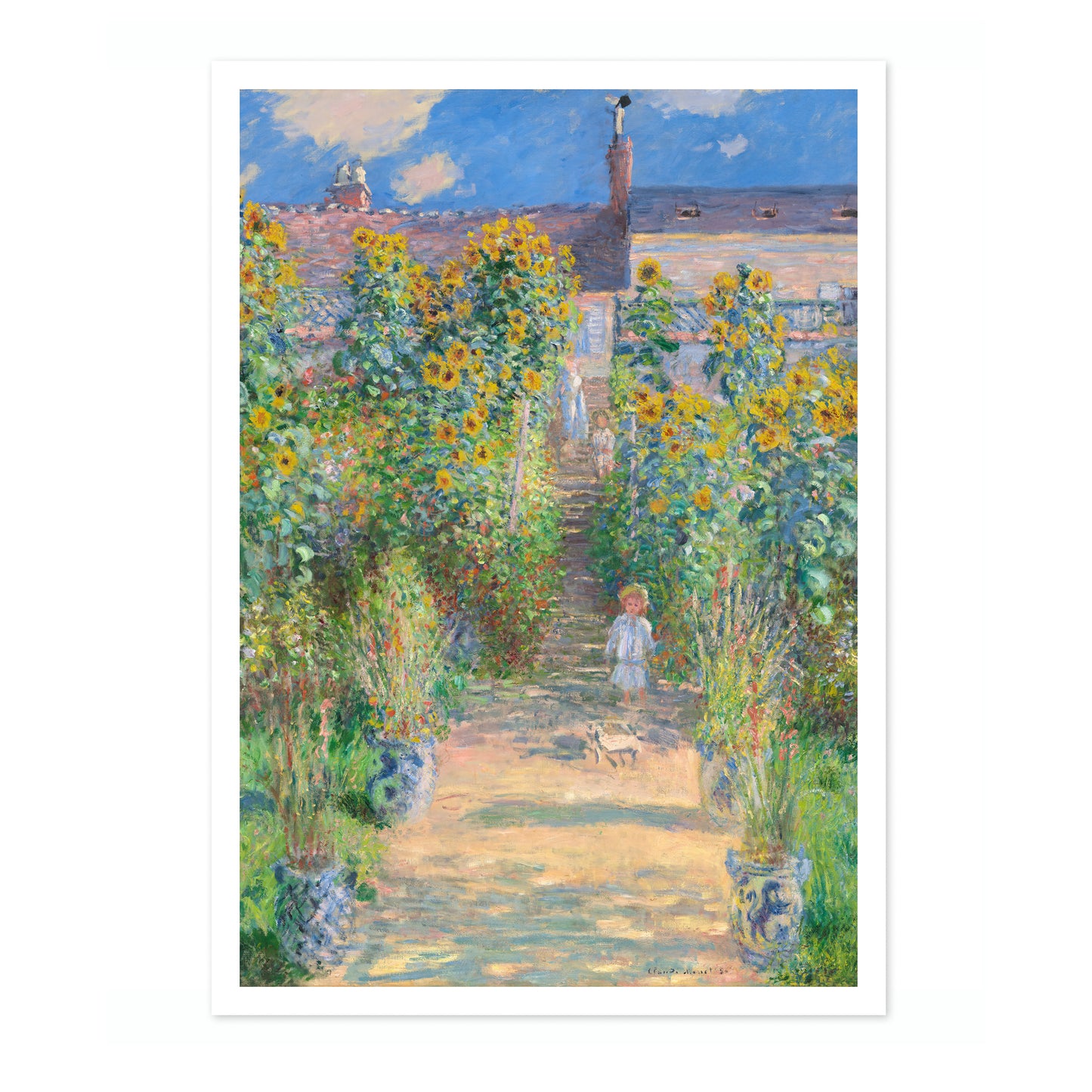 Konstnärens trädgård i Vétheuil