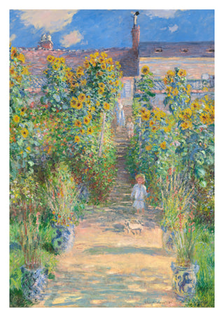 Konstnärens trädgård i Vétheuil print
