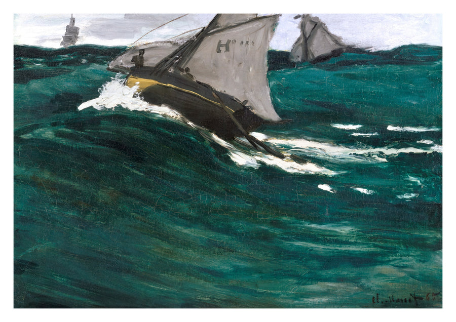 The Green Wave - Print Only frame