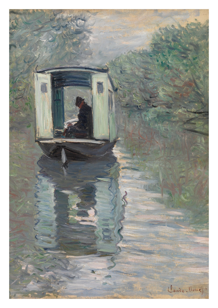 The Studio Boat (Le Bateau-Atelier) - Print Only frame