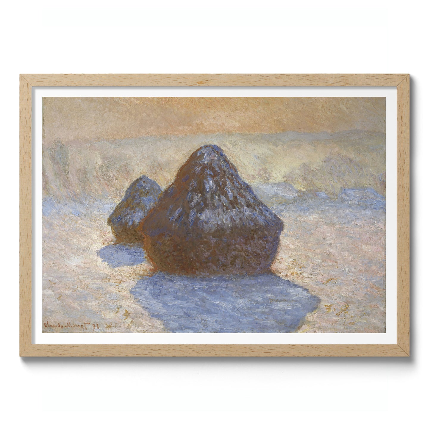 Haystacks, Snow Effect