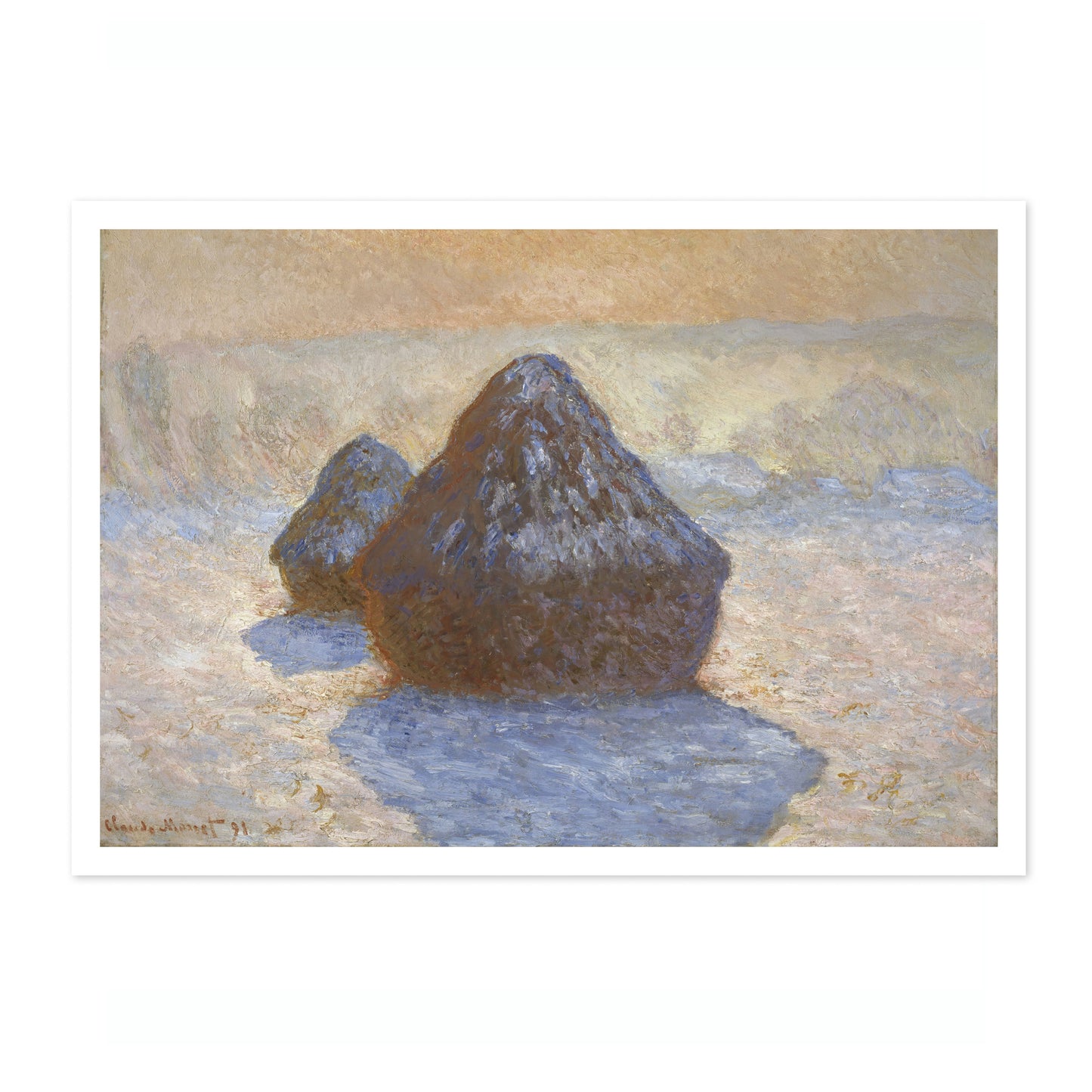 Haystacks, Snow Effect