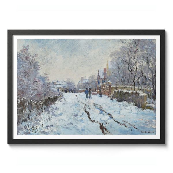 Snow Scene at Argenteuil