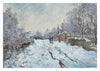 Snow Scene at Argenteuil print