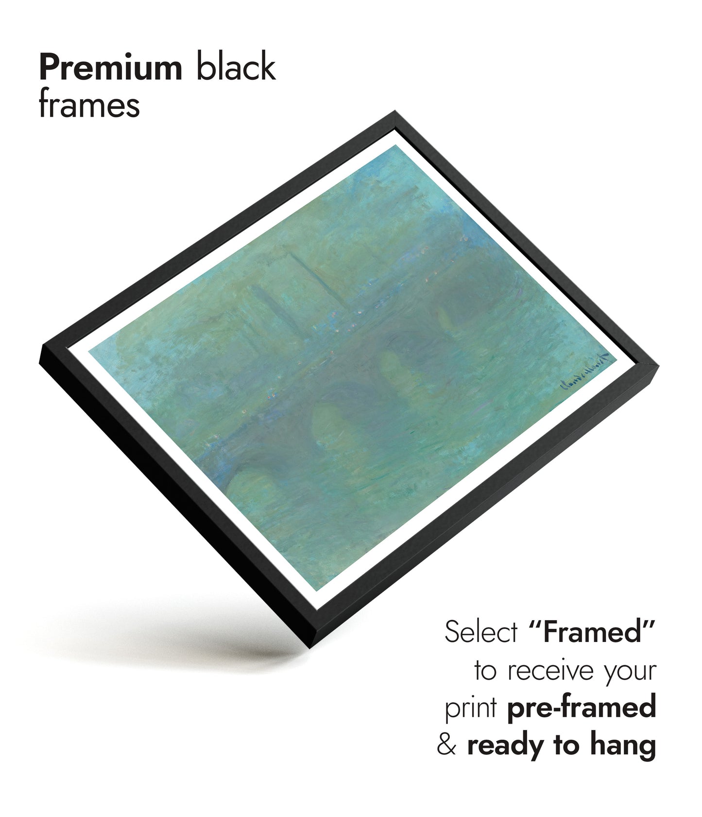 Waterloo Bridge, London, vid skymningen