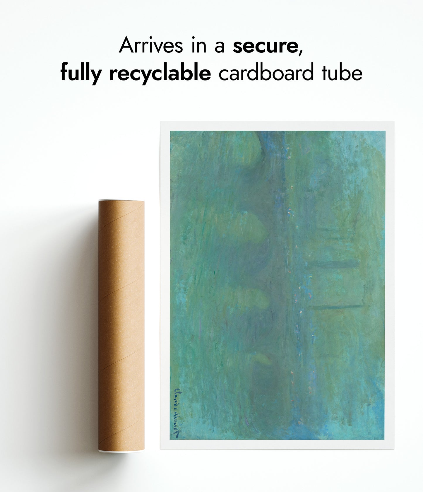 Waterloo Bridge, London, vid skymningen