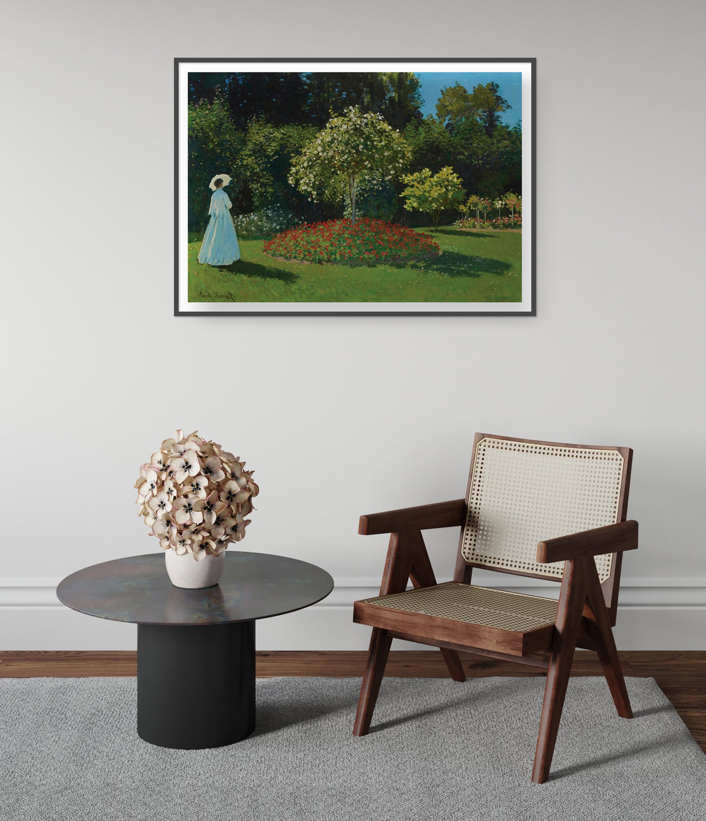 Damen i trädgården