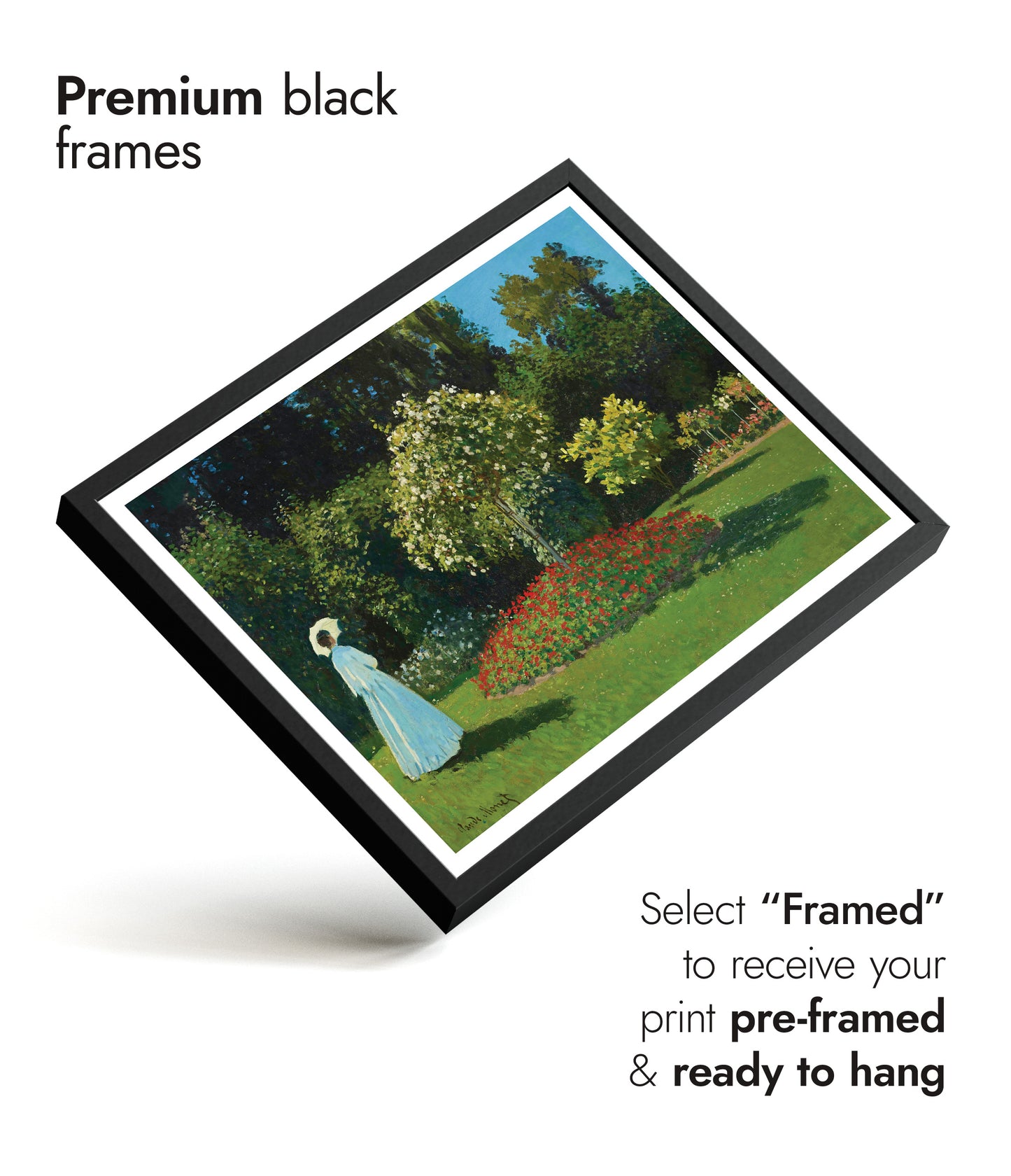 Damen i trädgården