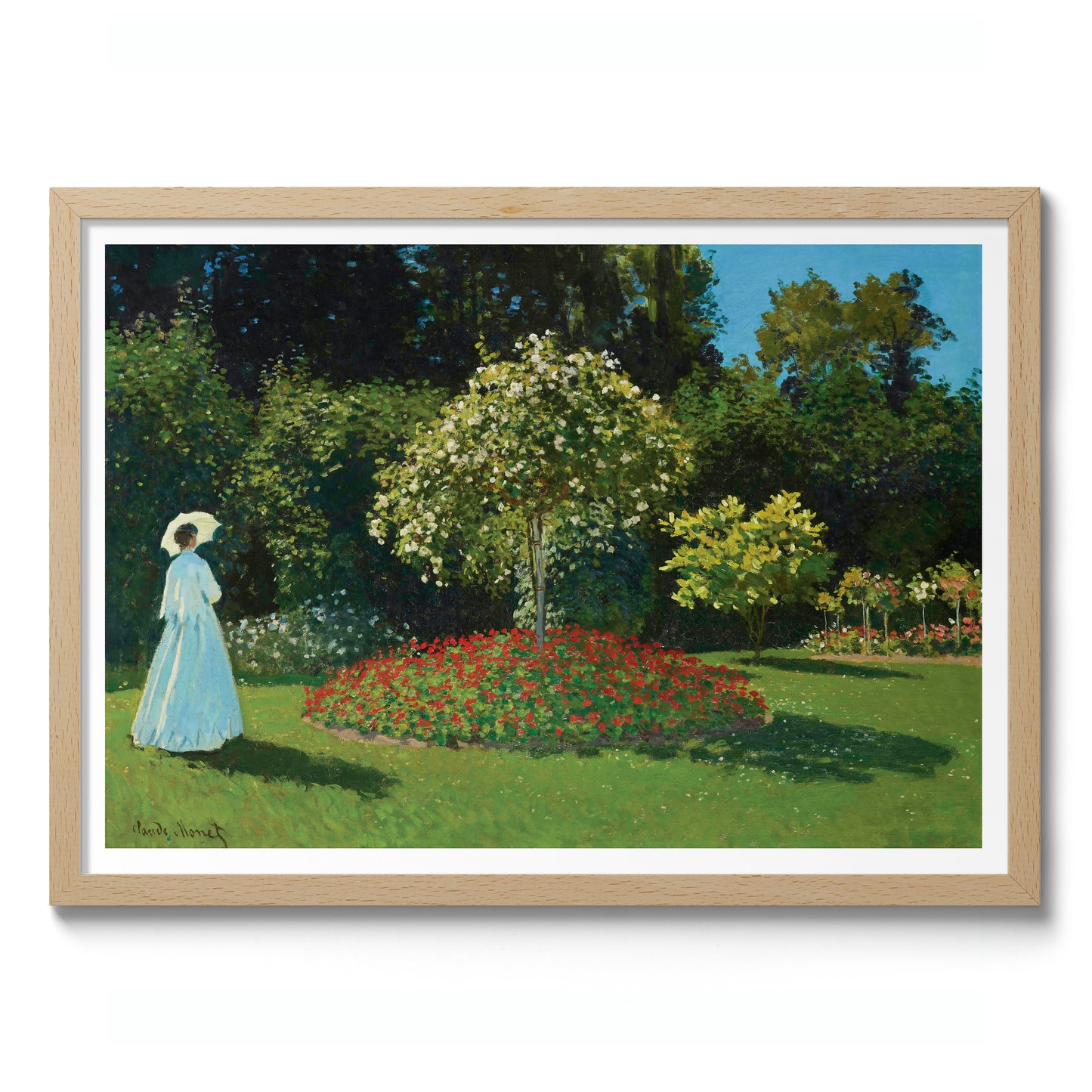 Damen i trädgården