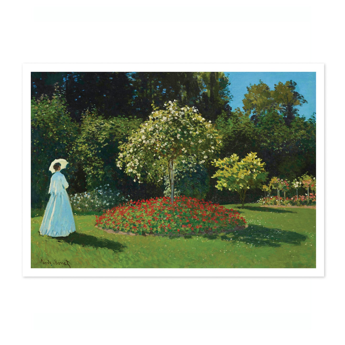 Damen i trädgården