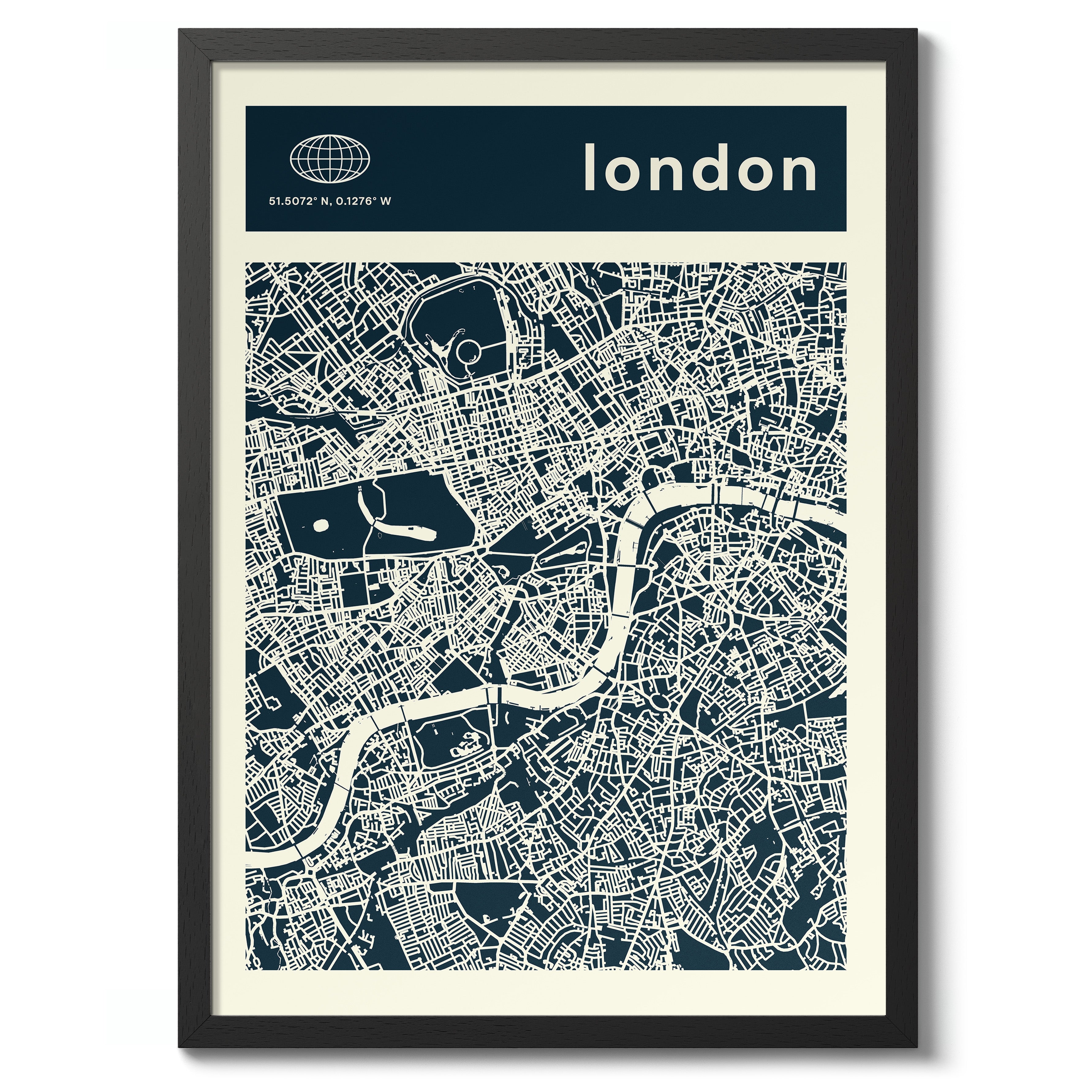 London - City Map | Travel | Framed Prints & Posters – Animato