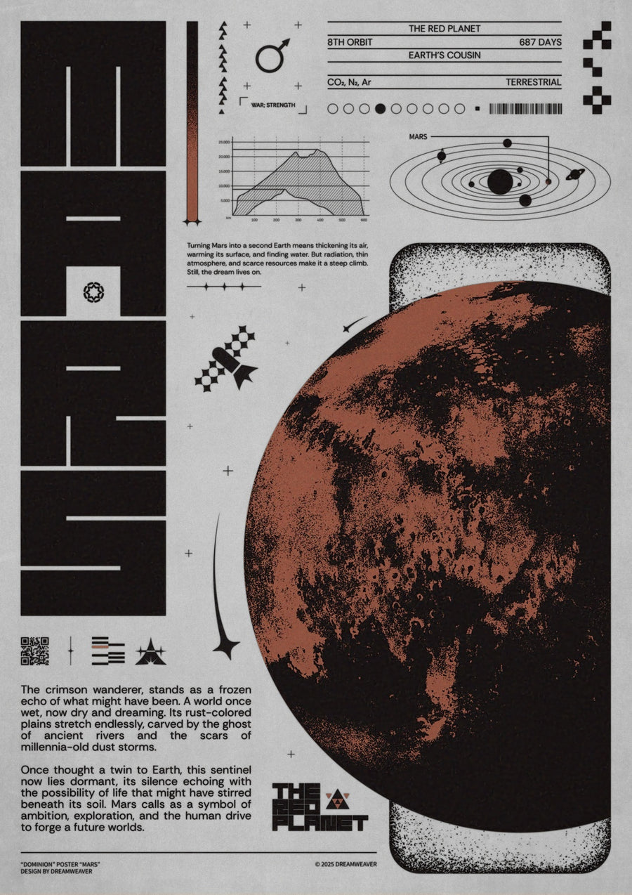 Mars - Print Only frame