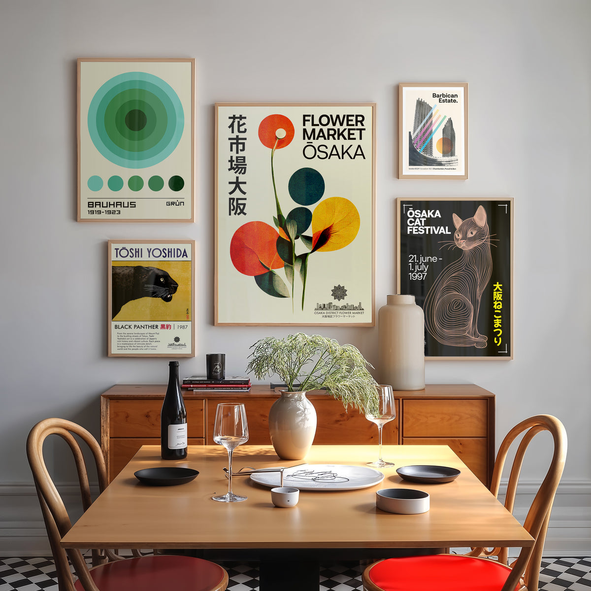 Mur de galerie East Meets Modern