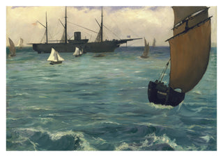 The Kearsarge at Boulogne print