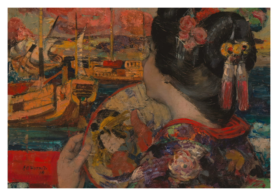 Le Balcon, Yokohama - Print Only frame