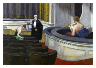 Twee in het gangpad print