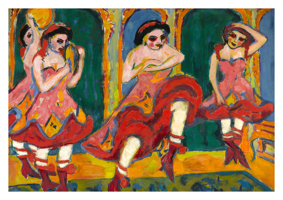 Czardas Dancers - Print Only frame