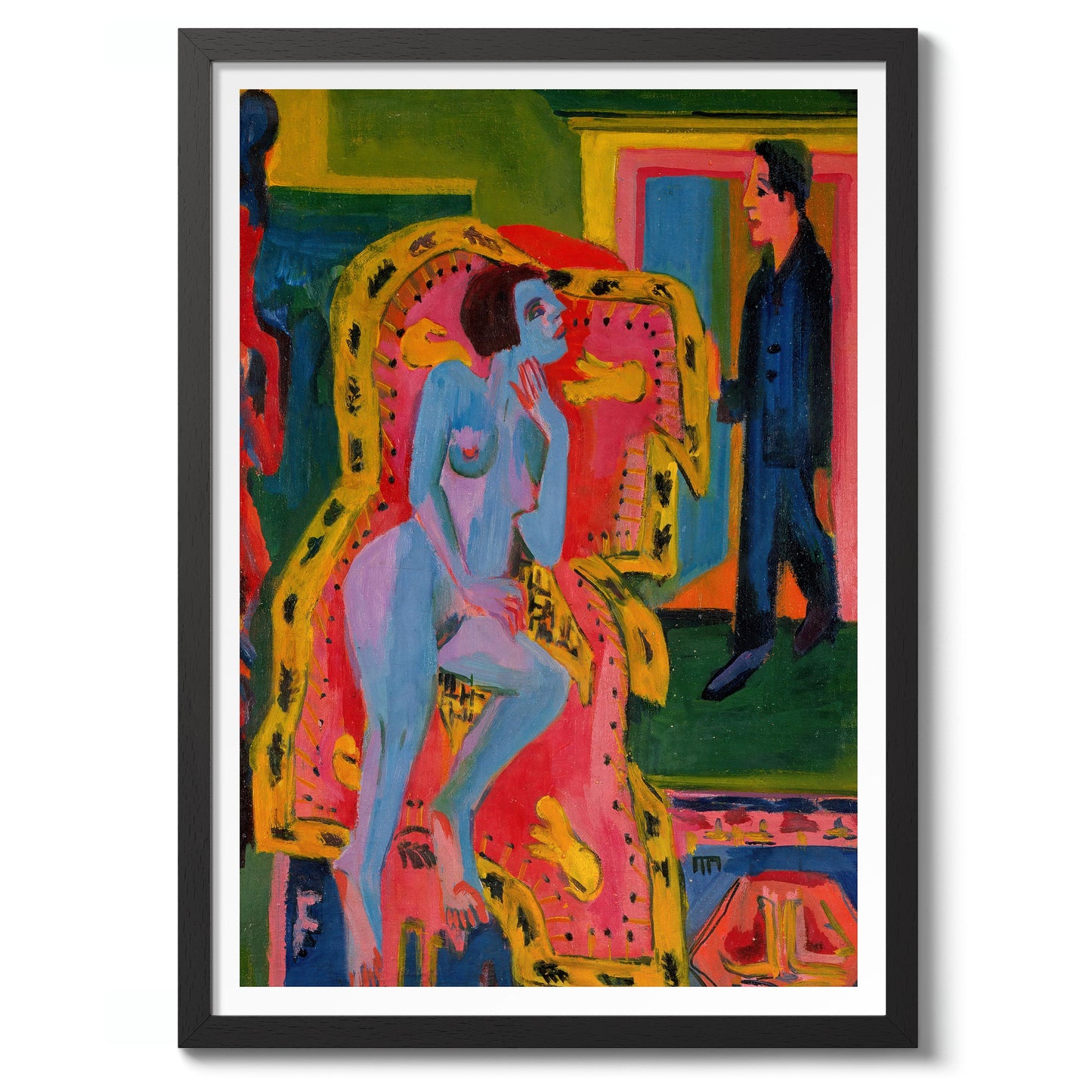 Interior with Nude Woman & Man