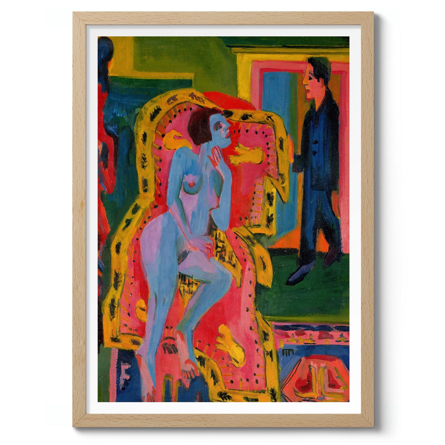 Interior with Nude Woman & Man