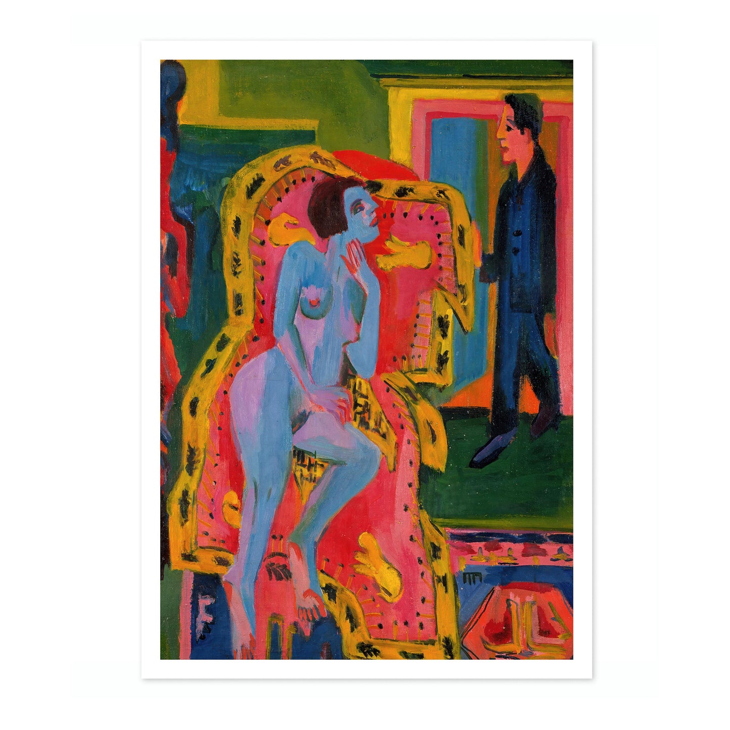 Interior with Nude Woman & Man