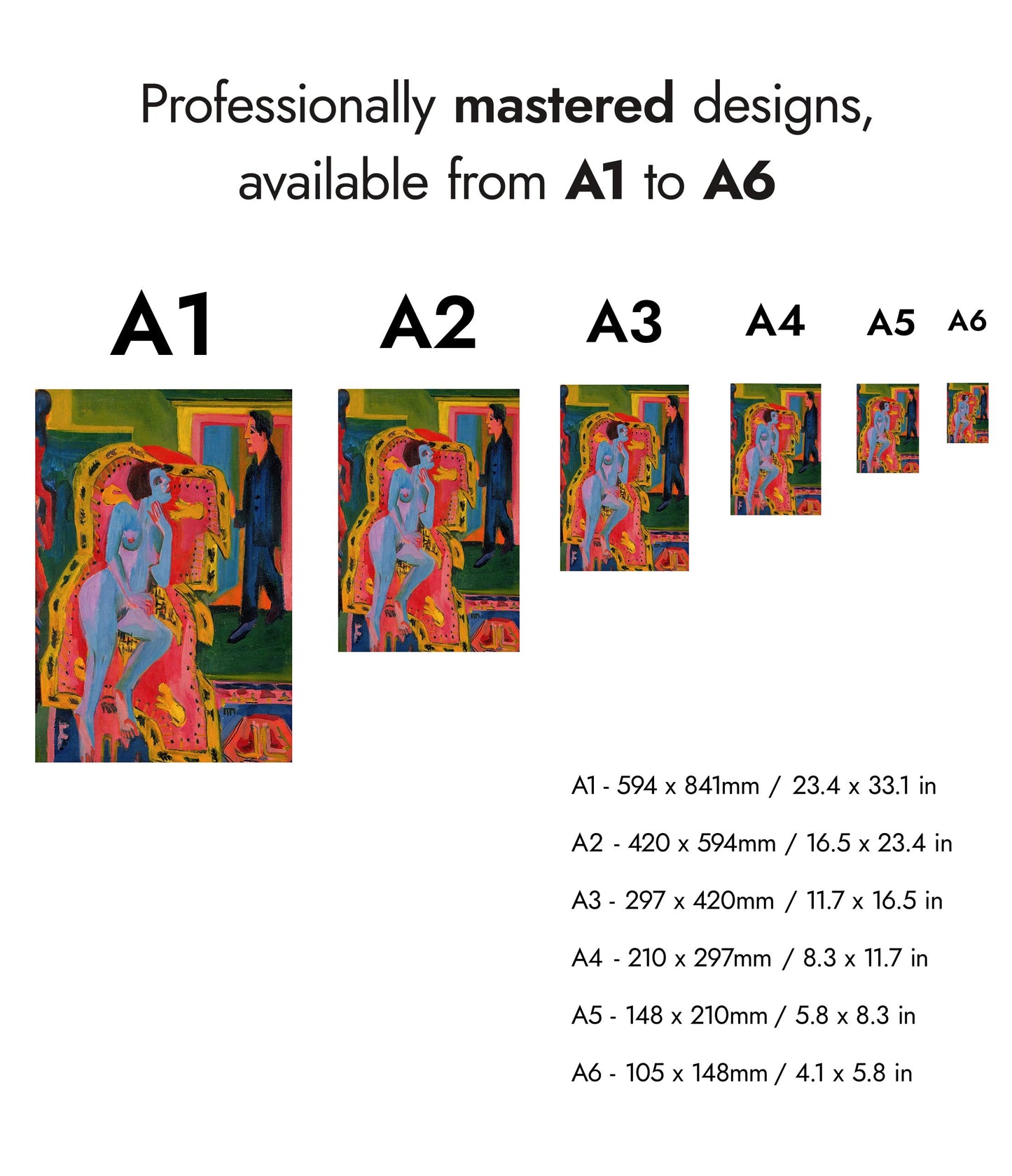 Interior with Nude Woman & Man