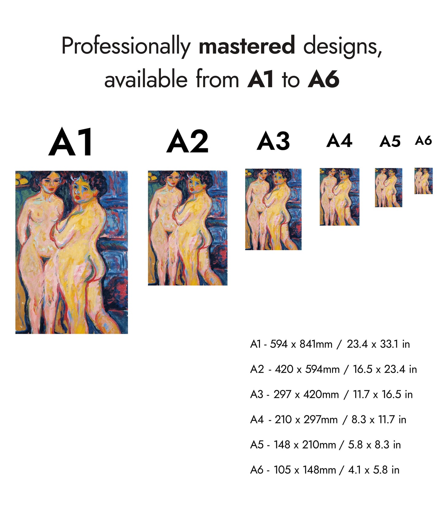 Nudes Standing by Stove