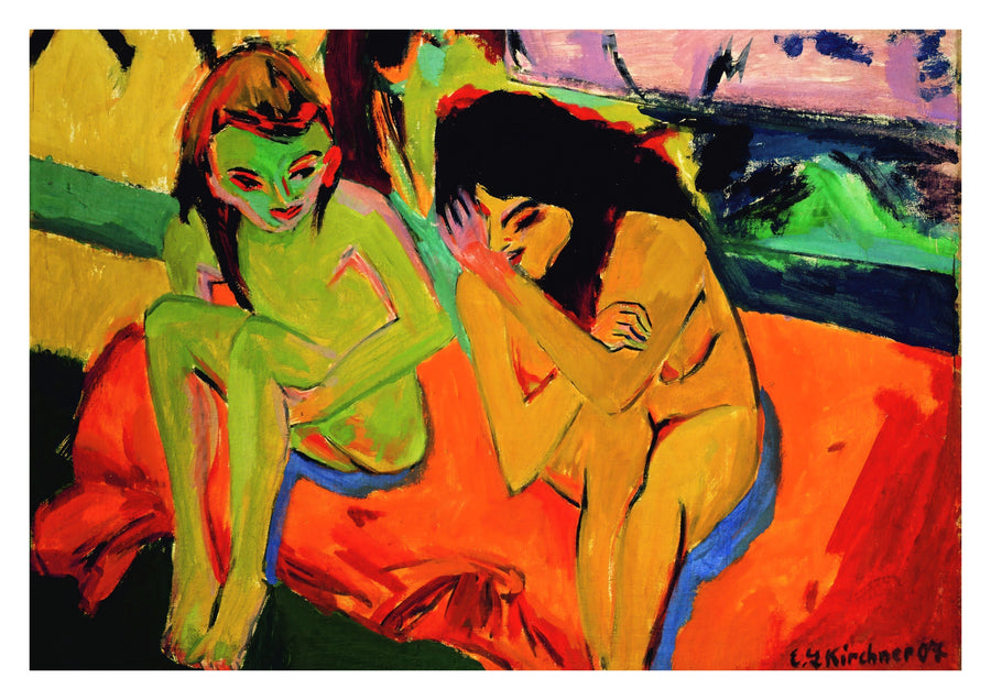 Two Girls Naked - Print Only frame