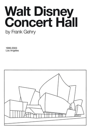 Salle de concert Walt Disney print