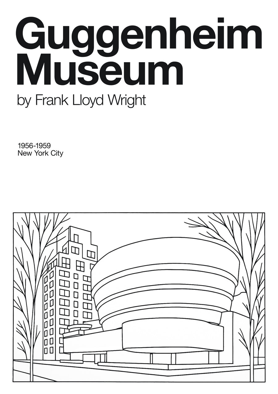 Musée Guggenheim - Print Only frame