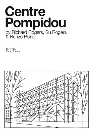 Centre Pompidou print