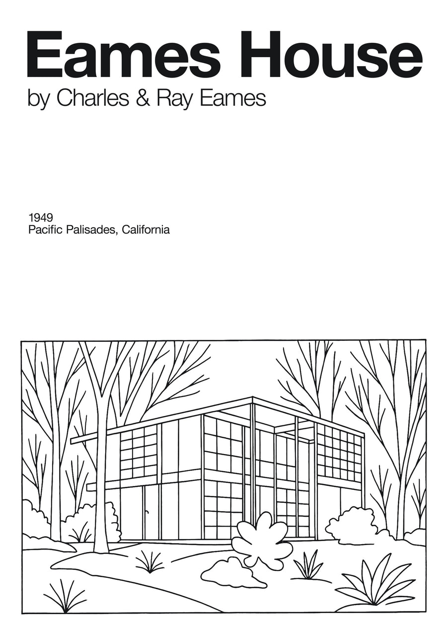 Eames Huis - Print Only frame
