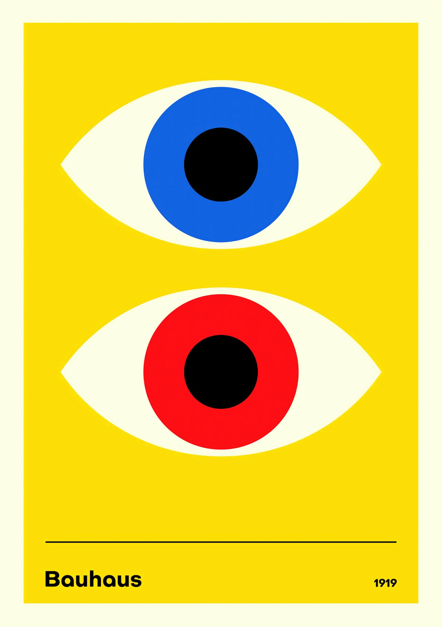 Yeux jaunes - Print Only frame